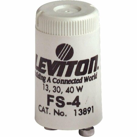 LEVITON 13W/30W/40W 2-Pin T8 FS-4 Fluorescent Starter 002-13891-000